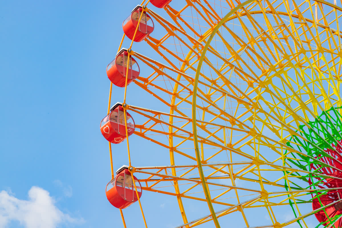 極上友一銘　鶴根付　21g 東Y7-0324☆2F 去趣chicTrip｜網頁版- Mosaic Big Ferris Wheel